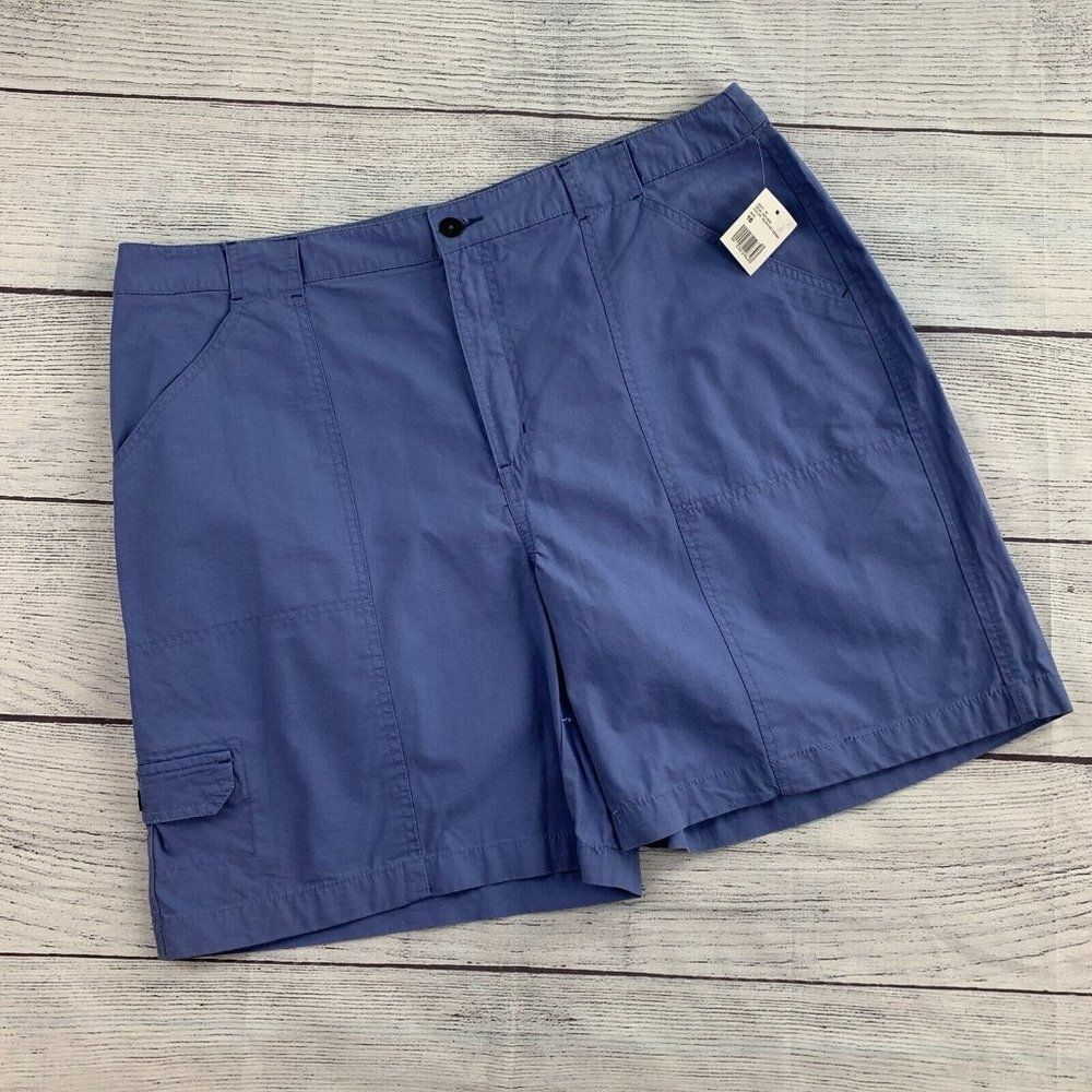 North Crest sz 16 Shorts Blue Casual Inseam 7.5" New NWT